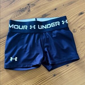 Under Armour Kids Navy Blue Athletic Shorts